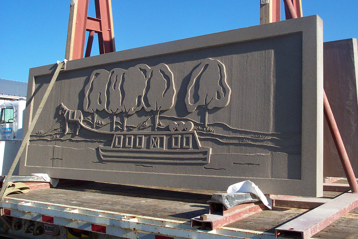 Erie Canal GreenwayBarrier Panels in TransitAmherst, NY