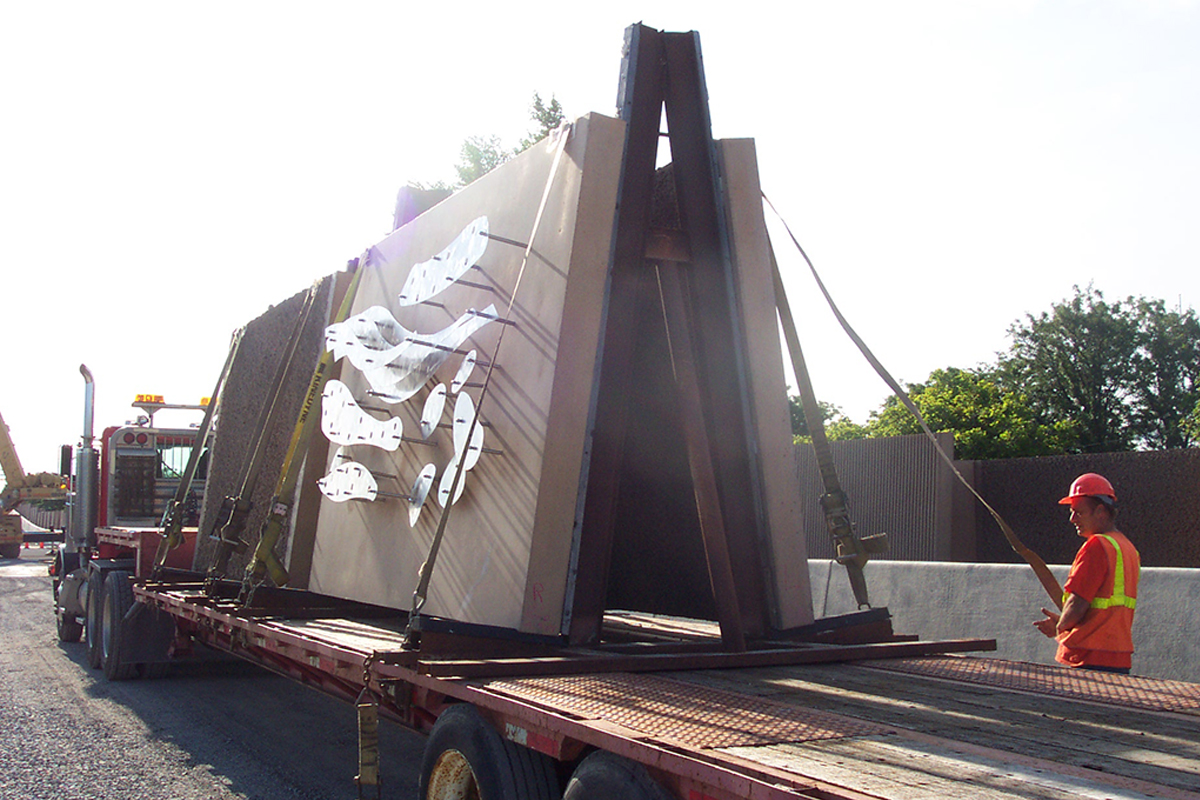 Glide Street Bridge, Rochester, NYPanels in Transit