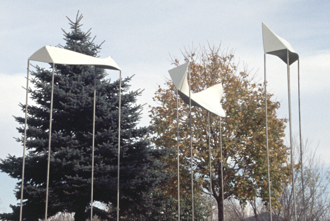 Uphill Trio, Installation ViewSkokie Northshore Sculpture ParkSkokie, IL12'h x 24-36"w x 108-144"d