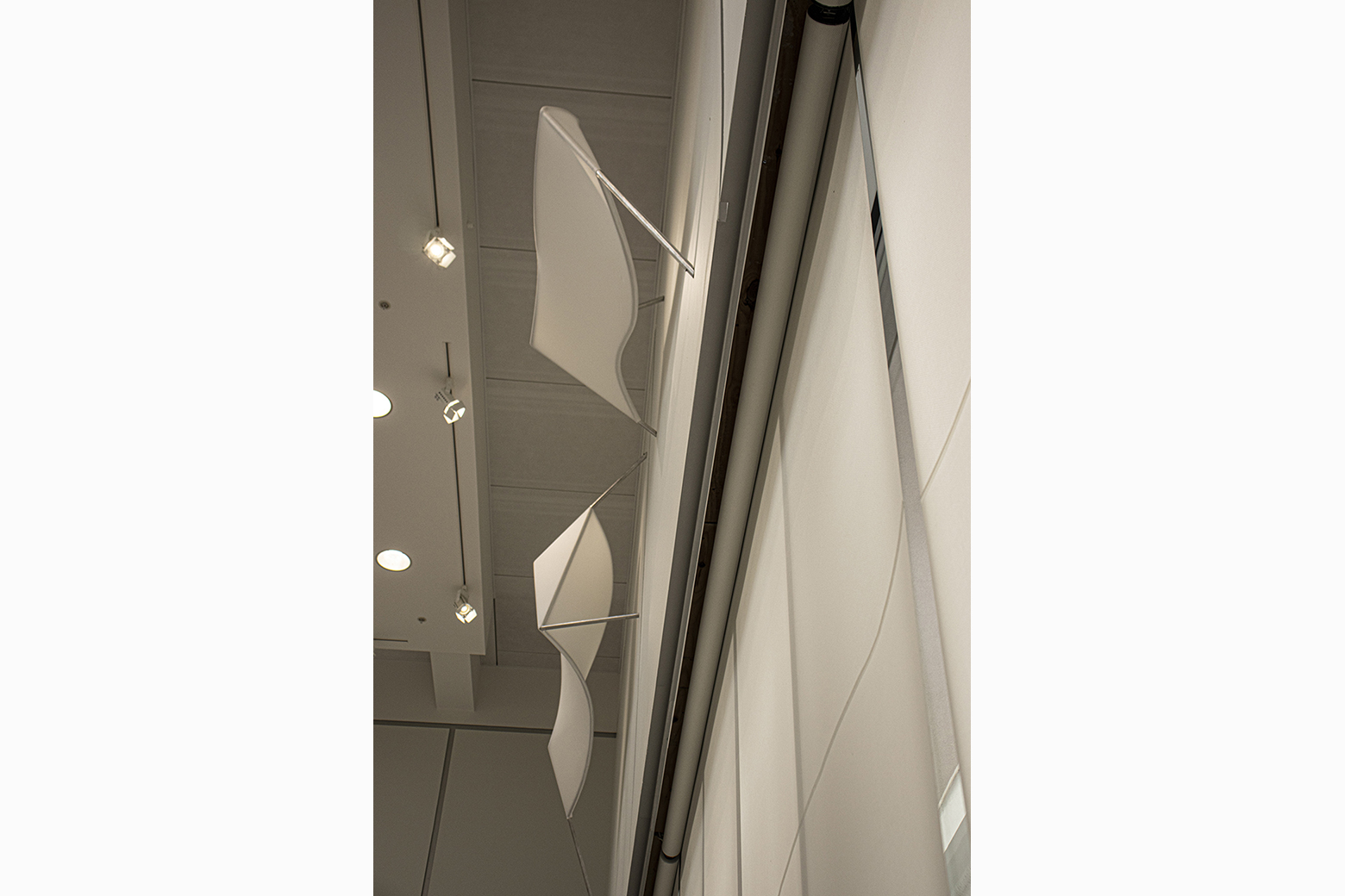 Counterpoise 1 (108”h x 96”w x 26”d) andCounterpoise 2 (84”h x 84”w x27”d)