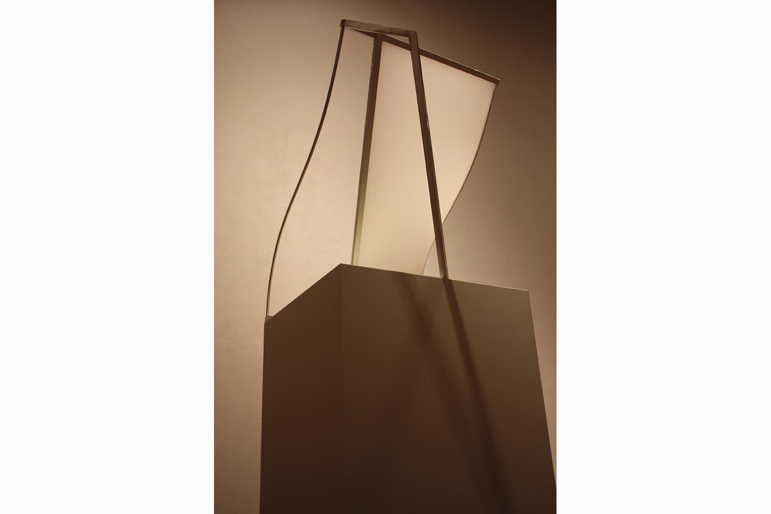 Off Balance31”h x 24.75”w x 20.5”d on 48” Pedestal